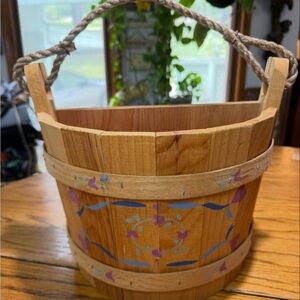 The Maine Bucket Company Handcrafted Basket.